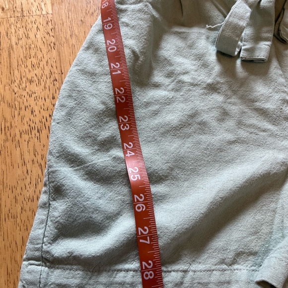 Vero Moda Romper Sz M Light Blue Buttons and Tie Waist - Picture 9 of 9